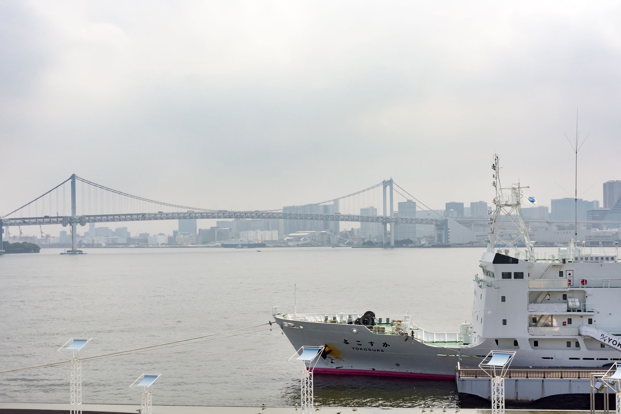 東京晴海埠頭客船ターミナルからの風景