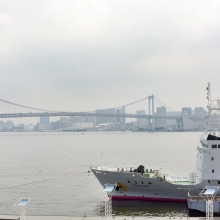 東京晴海埠頭客船ターミナルからの風景